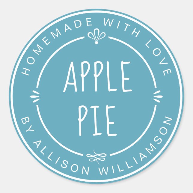 Adesivo Rustic Homemade Apple Pie Maui Blue (Frente)