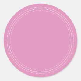 Adesivo Rustic Homemade Simple Fuchsia Pink Escreve Em