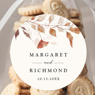 Adesivo Rustic Terracotta deixa Casamento outono