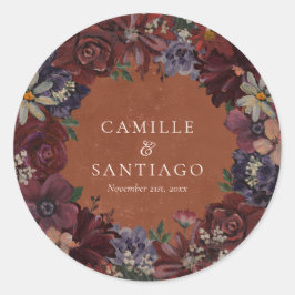 Adesivo Rustic Terracotta Floral