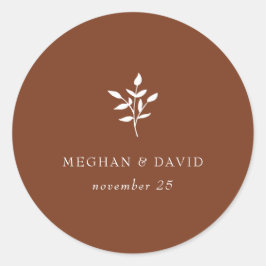 Adesivo Rustic Terracotta Simple Modern Botanical Casament