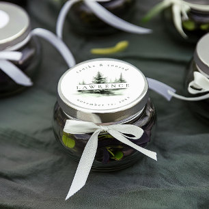 Adesivo Rustic Winter Forest Green ID1049