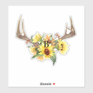 Adesivo Rústico Anters Monograma Grande