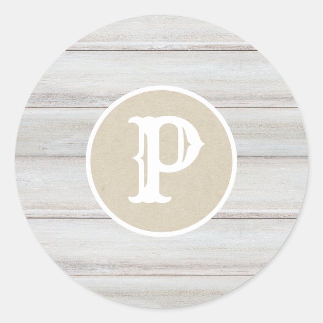 Adesivo Rustico Branco Madeira Shabby Chic Kraft Favor de  (Frente)