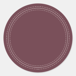 Adesivo Rústico Caseiro Simples Bordô Escreva Em