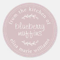Rústico moderno de produtos assados Blueberry Muff
