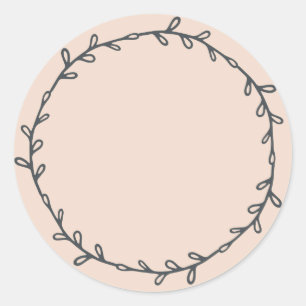 Adesivo Rústico Pastel Rosa para Escrever em Casa