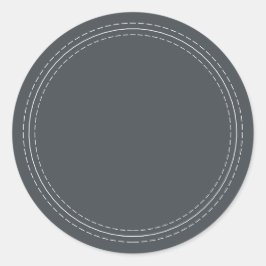 Adesivo Rústico Simples Caseiro Escrito Preto Escuro