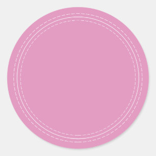 Adesivo Rústico Simples Rosa Fúcsia Escrita à Mão
