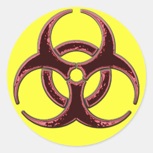 Adesivo Rusty Bio Hazard - Símbolo