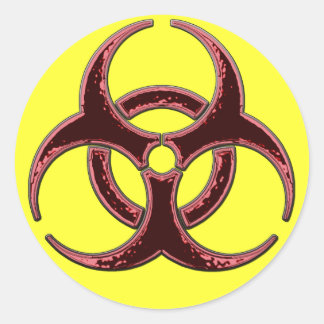 Adesivo Rusty Bio Hazard - Símbolo