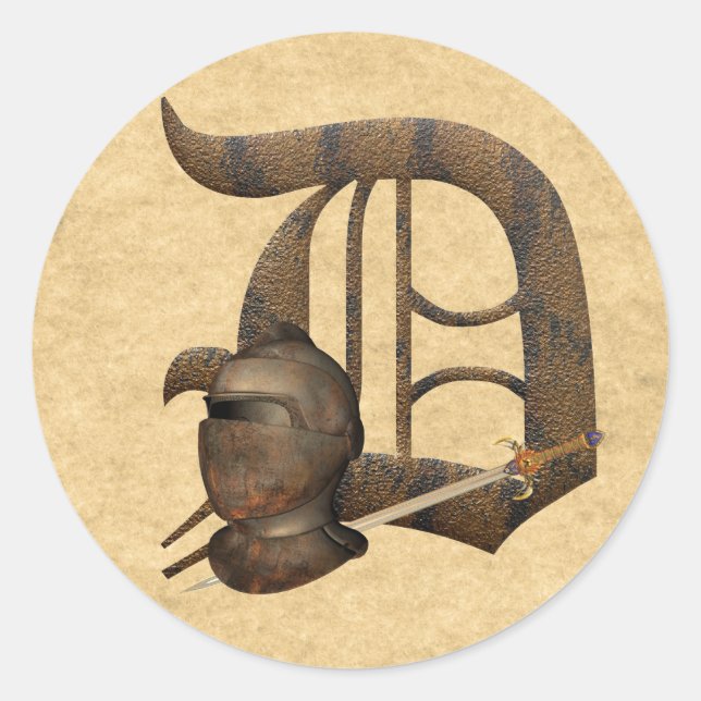 Adesivo Rusty Knights Inicial D (Frente)