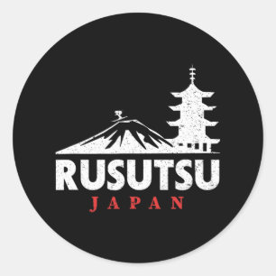 Adesivo Rusutsu Japan Ski Resort Retro Skiting Snowboard