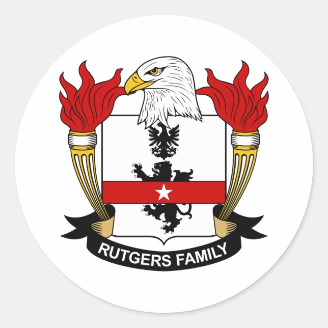 Adesivo Rutgers Family Crest (Frente)
