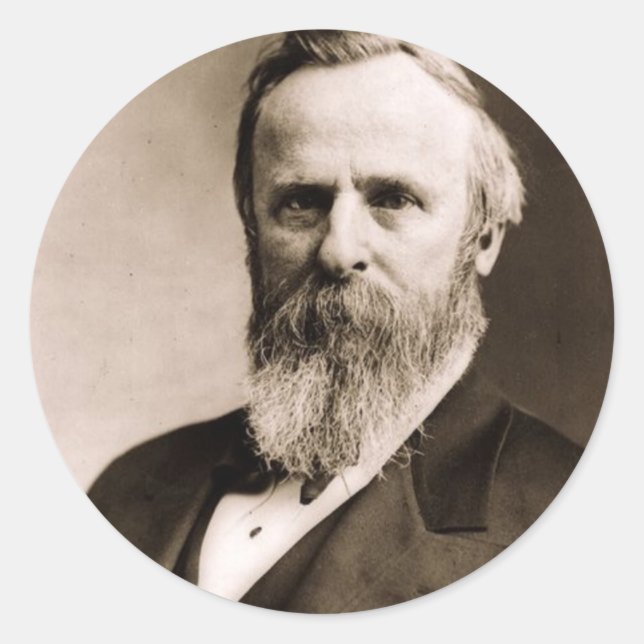 Adesivo Rutherford B. Hayes 19 (Frente)