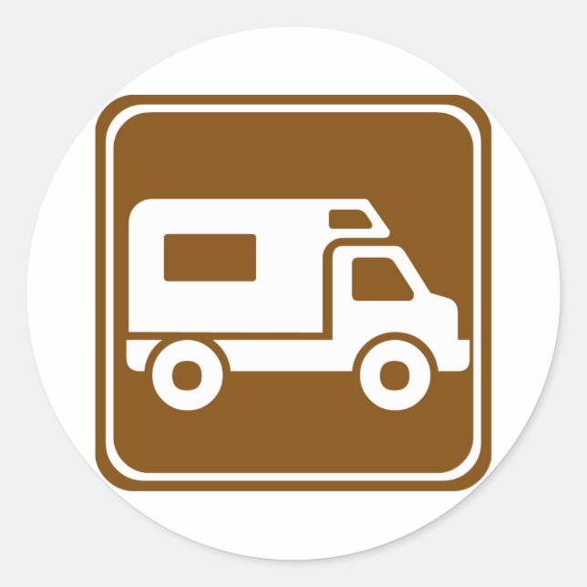 Adesivo RV - Sinal de Estrada (Frente)