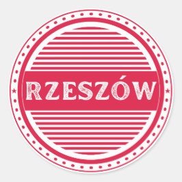 Adesivo Rzeszow City Pride Emblem – Polish Identity