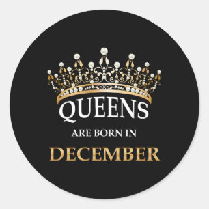 Adesivo S Queens Estão Nasceres Em Dezembro