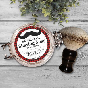 Adesivo Sabão de Barba Preto + Xadrezes de Lumberjack Ver