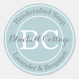 Adesivo Sabão Marinho Azul Aqua Moderno Elegante