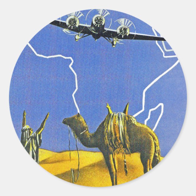 Adesivo Sabena ~ Belgique Congo (Frente)