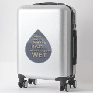 Adesivo sábio ditado sobre vida