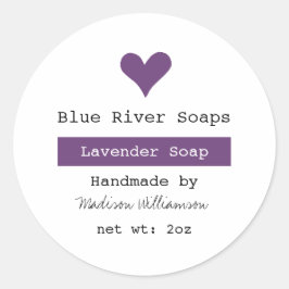 Adesivo Sabonete de Lavanda Artesanal