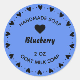 Adesivo Sabonete Russo do Campo Caseiro Azul