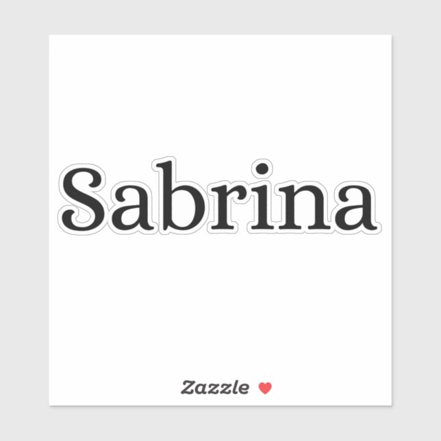 Adesivo Sabrina (Folha)