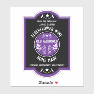 Adesivo Sabugueiro Branco Caseiro Personalizado