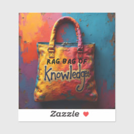 Adesivo Saco de conhecimento