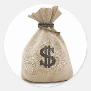 Adesivo saco do dinheiro
