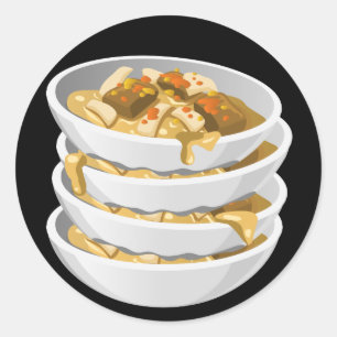 Adesivo Saco rico em Comidas reluzente