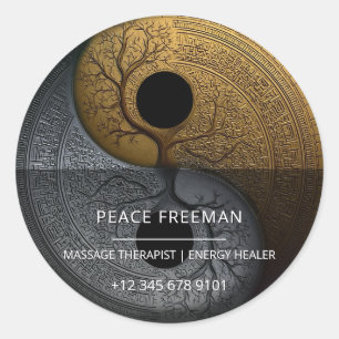 Adesivo Sacred Balance Símbolo Yin Yang