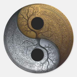 Adesivo Sacred Balance Símbolo Yin Yang