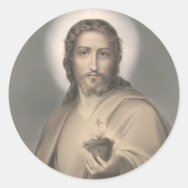 Adesivo Sacred Heart of Jesus Sticker (Frente)