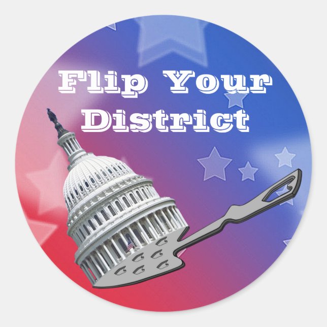 Adesivo Sacudir Do Voto Do Seu Distrito 2026 (Frente)