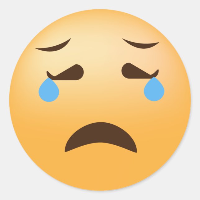 Adesivo Sad Emoji (Frente)