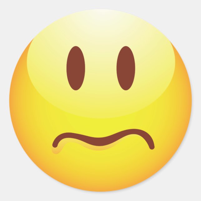 Adesivo Sad Emoticon (Frente)