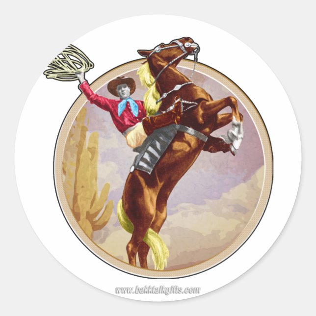 Adesivo Saddled e Ready... (Frente)