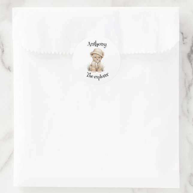 Adesivo Safari Adventure Babies | Cute Watercolour Animals (Bolsa)