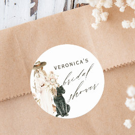 Adesivo Safari Wild Leopard Boho Lady Chá de panela