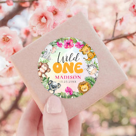 Adesivo Safari Wild One 1rua Aniversário