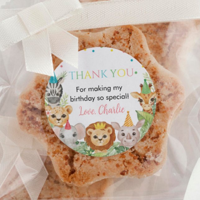 Adesivo Safari Wild One Birthday Sticker Labs (Criador carregado)