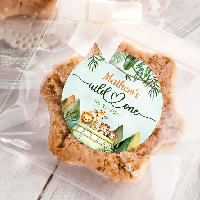 Adesivo Safari Wild One primeiro aniversario (Criador carregado)