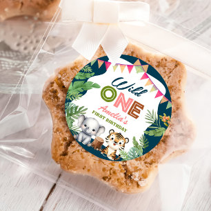 Adesivo Safari Wild One primeiro aniversario