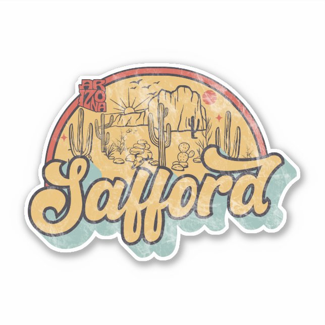 Adesivo Safford, Arizona  (Frente)