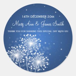 Adesivo Safira elegante da faísca do verão do Tag do fav