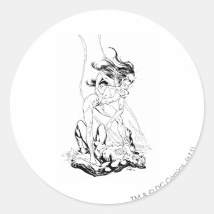 Adesivo Safira verde da lanterna e de estrela