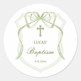 Adesivo Sage Green Arco Crest Baptism